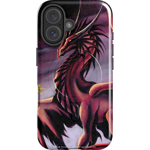 Ruth Thompson Red Dragon by Ruth Thompson iPhone 16 Plus Magsafe Impact Case